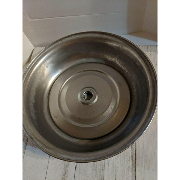 Set of 2 Stainless Steel Plate Cover For 9" Plates 9 3/8" Dia - Picture 5 of 6